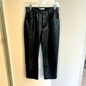 Abercrombie & Fitch faux leather pants